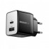 Мережевий зарядний пристрій ESSAGER ECT33W Gan 1USB 1T-C 33W black (ECT33W-LJB01-Z) (405)