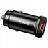 Автомобільний зарядний пристрій Baseus Square metal A+A 30W Black (CCALL-DS01) (8405)