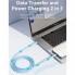 Кабель Vention USB 2.0 C Male to C Male 5A Cable 1M Light Green Silicone Type (TAWGF) (TAWGF) (14705)