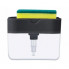 Диспенсер для моющего средства с подставкой для губки Soap Pump & Sponge Caddy Черный (18805)