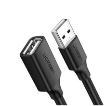 Кабель UGREEN US103 USB 2.0 A Male to A Female Cable 2m (Black)(UGR-10316) (UGR-10316) (19805)