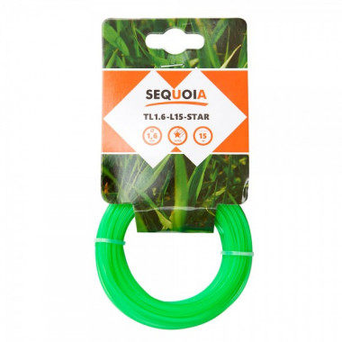 Косильная леска SEQUOIA TL1.6-L15-Star (805)