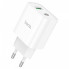 Мережевий зарядний пристрій HOCO C80A Plus Rapido PD20W+QC3.0 charger White (6931474779885) (14905)