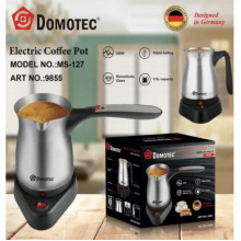 Электрическая мини кофеварка электротурка Domotec MS-127 0.5л 600Вт (20905)