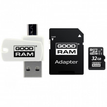Карта памяти Goodram 32GB microSDHC class 10 UHS-I (M1A4-0320R12) (17015)