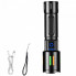Фонарь ручной FLUORESCENCE BL-611-TG, индикация заряда, 1x26650/3xAAA, ЗУ Type-C, zoom (18015)
