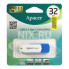 Флеш-накопичувач Apacer USB 3.2 Gen 1 AH357  32GB Blue/White (AP32GAH357U-1) (215)