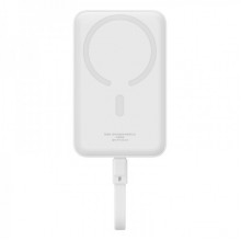 Зовнішній акумулятор Baseus Magnetic Mini Wireless Fast Charge Power Bank Type-C Edition  10000mAh 30W Stellar White (P1002210B223-00) (18315)