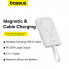Зовнішній акумулятор Baseus Magnetic Mini Wireless Fast Charge Power Bank Type-C Edition  10000mAh 30W Stellar White (P1002210B223-00) (18315)