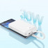 Зовнішній акумулятор Baseus Magnetic Mini Wireless Fast Charge Power Bank Type-C Edition  10000mAh 30W Stellar White (P1002210B223-00) (18315)