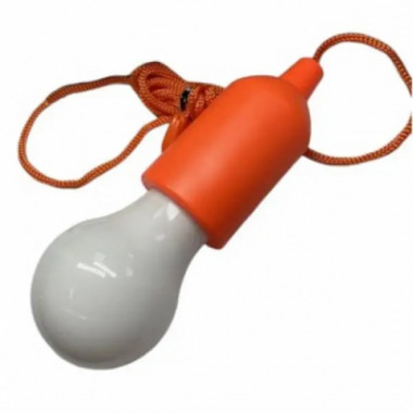 Фонарь-лампа X-Balog BL 15418 светодиодный на шнурке работает от батареек Оранжевый (9315)