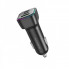 Автомобільний зарядний пристрій BOROFONE BZ28C Trophie PD60W(2C1A) car charger Black (6941991110870) (17415)