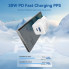 Мережевий зарядний пристрій Vention 2-Port USB (C + A) GaN Charger (30W/30W) EU-Plug Black (FEQB0-EU) (415)