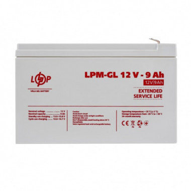 Аккумулятор гелевый LPM-GL 12V - 9 Ah (15515)