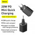Мережевий зарядний пристрій Baseus Super Si Quick Charger 1C 20W EU Black (CCSUP-B01) (14615)