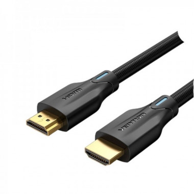Кабель Vention Cotton Braided 8K HDMI-HDMI v2.1 Cable 2M Black (AAUBH) (AAUBH) (14815)
