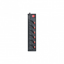 Сетевой фильтр питания REAL-EL RS-6 EXTRA 3m, black (EL122300002) (15815)