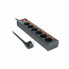 Сетевой фильтр питания REAL-EL RS-6 EXTRA 3m, black (EL122300002) (15815)
