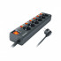 Сетевой фильтр питания REAL-EL RS-6 EXTRA 3m, black (EL122300002) (15815)