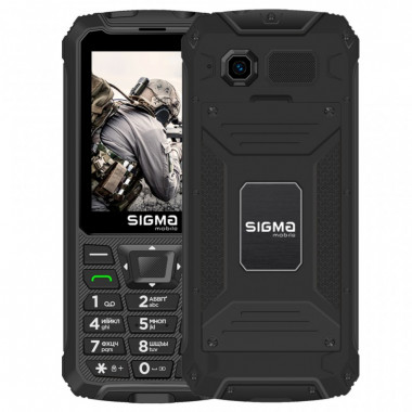 Мобильный телефон Sigma X-treme PR68 Type-C Black (4827798122419) (16815)