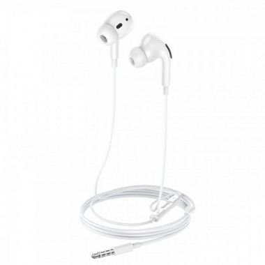 Навушники дротові HOCO M101 Pro Crystal (3.5mm) White (6931474782380) (18915)