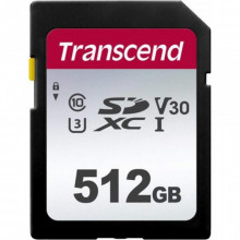 Карта памяти Transcend 512GB SDXC class 10 UHS-I (TS512GSDC300S) (17025)