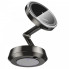 Автотримач для телефона з БЗП HOCO HW33 Metal ring magnetic wireless fast charging car holder (center console) Metal Grey (6942007647946) (20125)