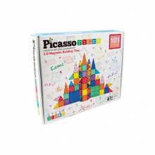 Конструктор Picasso магнитный Tiles Magnetic Building Blocks 101 деталь (817338022402) (22225)