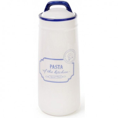 Банка керамічна Red&Blue PASTA 1400МП, синя для зберігання спагеті, пасти (2425)