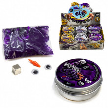 Жвачка для рук "Magnetic Gum" GUM-01 в металлической коробочке  Фиолетовый