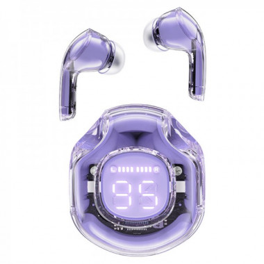 Бездротові навушники TWS ACEFAST T8 Crystal Alfalfa Purple (6974316282266) (8625)