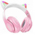 Бездротові накладні навушники HOCO W42 Cat ears BT headphones Cherry Blossom (6931474795847) (8725)