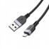 Кабель HOCO X109 Energy silicone charging data cable Micro (L=1M) Black (6942007636223) (14825)