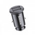 Автомобільний зарядний пристрій Baseus Grain Car Charger 3.1A Black (CCALL-ML01) (15035)
