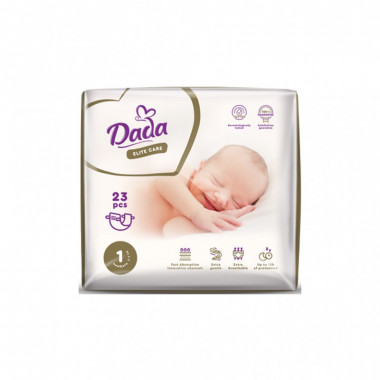 Подгузники Dada Elite Care Newborn 1 (2-5 кг) 23 шт (4820174981075) (22035)