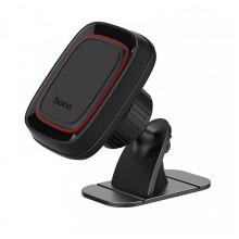 Автотримач для телефона HOCO CA24 Lotto series magnetic automotive center adsorbed holder Black (6957531065593) (20135)