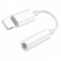 Кабель-перехiдник BOROFONE BV21 Genuine iP to 3.5 digital audio converter White (6941991111143) (21135)