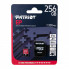 Карта пам'яті microSDXC (UHS-1 U3) Patriot EP Series 256Gb class 10 V30 (R-100MB/s, W-80MB/s) (adapter SD) (PEF256GEP31MCX) (435)