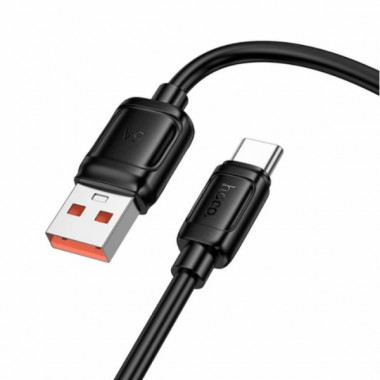 Кабель для зарядки HOCO X115 USB-A-Type-C 5A 100W 1 метр Черный (9435)