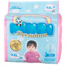 Подгузники Mimzi XXL 15+ кг 34 шт. (MPXXL34) (4820209800159) (7635)