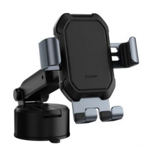 Автотримач для телефона Baseus Tank gravity car mount holder with suction base Tarnish Black (SUYL-TK01) (14935)