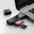 USB-хаб HOCO HB20 Mindful 2-in-1card reader(USB3.0) Black (6931474735218) (20145)