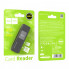 USB-хаб HOCO HB20 Mindful 2-in-1card reader(USB3.0) Black (6931474735218) (20145)