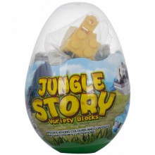 Конструктор Mindbox JUNGLE STORY в яйце в ассорт (K31A) (7445)