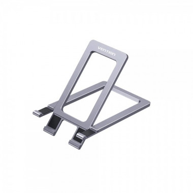 Тримач для телефона Vention Portable Cell Phone Stand Holder for Desk Aluminum Alloy Type Gray (KCZH0) (KCZH0) (14645)