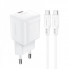 Мережевий зарядний пристрій з кабелем ACEFAST A73 mini PD20W GaN single USB-C charger set (C3-03) White (6974316282655) (14745)