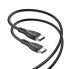 Кабель BOROFONE BX51 Triumph 60W charging data cable Type-C to Type-C Black (6931474751669) (19745)