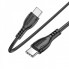 Кабель BOROFONE BX51 Triumph 60W charging data cable Type-C to Type-C Black (6931474751669) (19745)