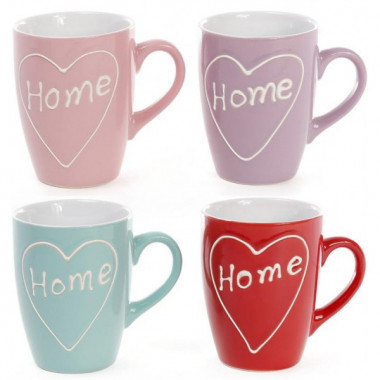 Кружка керамічна "Home is where the heart is" 310мл (3745)