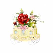 Конструктор Pantasy Original - Flower Cart Корзина с розами (15027) (7745)